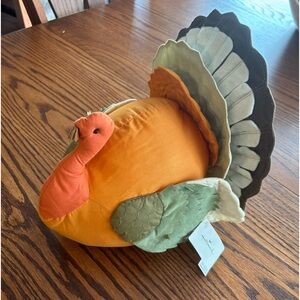Thanksgiving Turkey Table Hallmark Decoration Plush Centerpiece Harvest